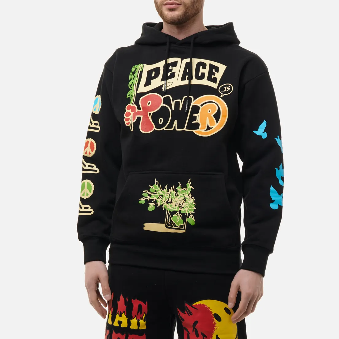 MARKET Мужская толстовка Peace And Power Hoodie