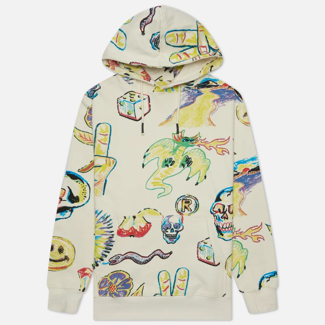 MARKET Мужская толстовка Coloring Book All Over Print Hoodie