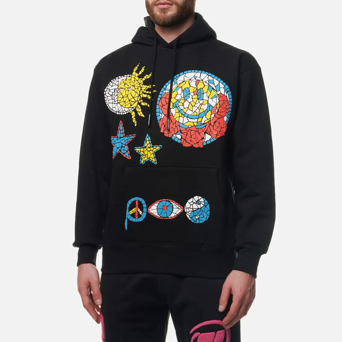 MARKET Мужская толстовка Smiley Market Mosaic Hoodie