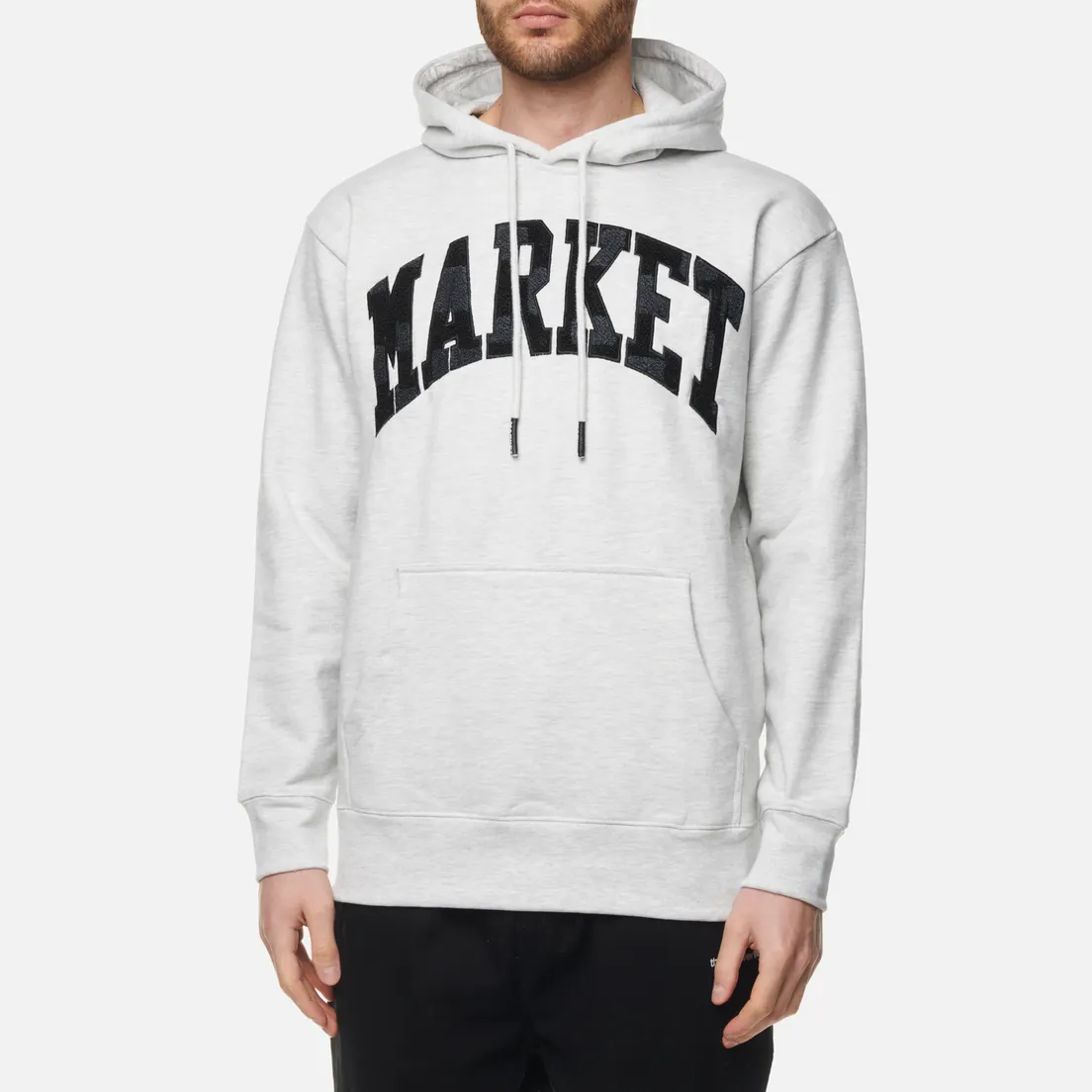 MARKET Мужская толстовка Chess Club Applique Fleece Hoodie