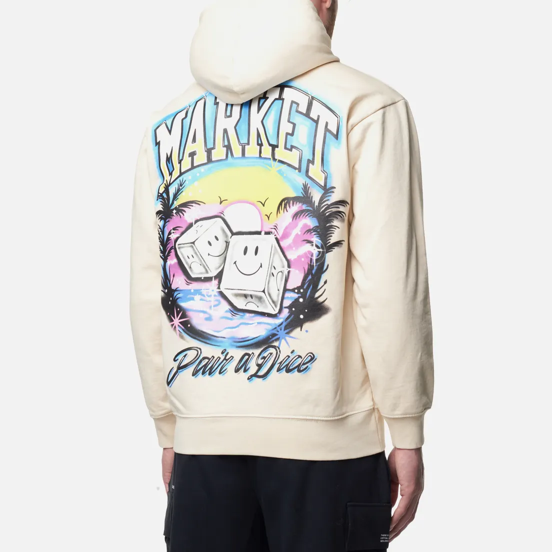 MARKET Мужская толстовка Smiley Pair Of Dice Hoodie