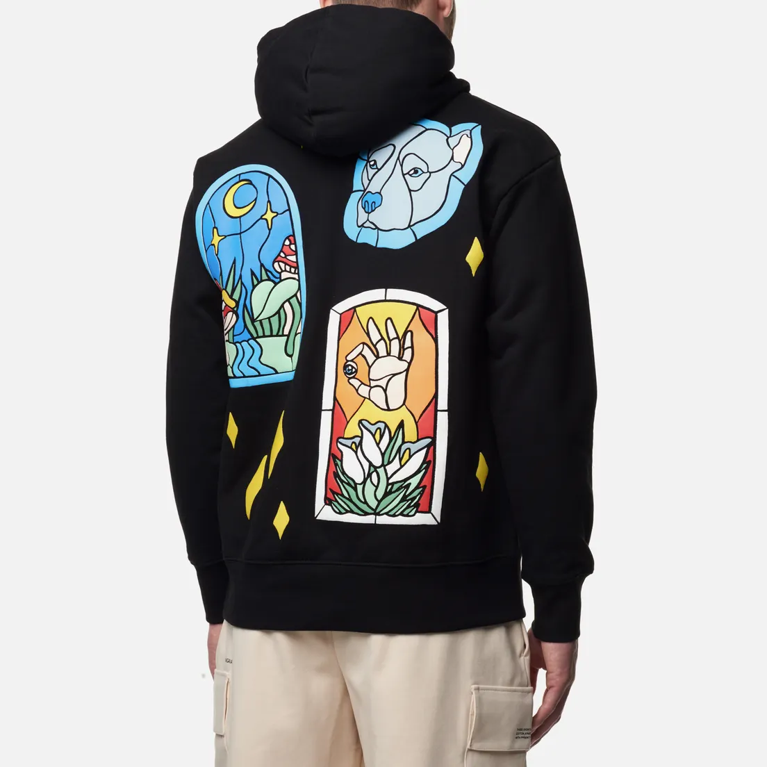 MARKET Мужская толстовка Smiley Cathedral Glass Hoodie