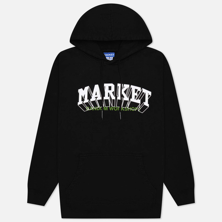 Мужская толстовка MARKET Super Market Hoodie, цвет чёрный, размер M