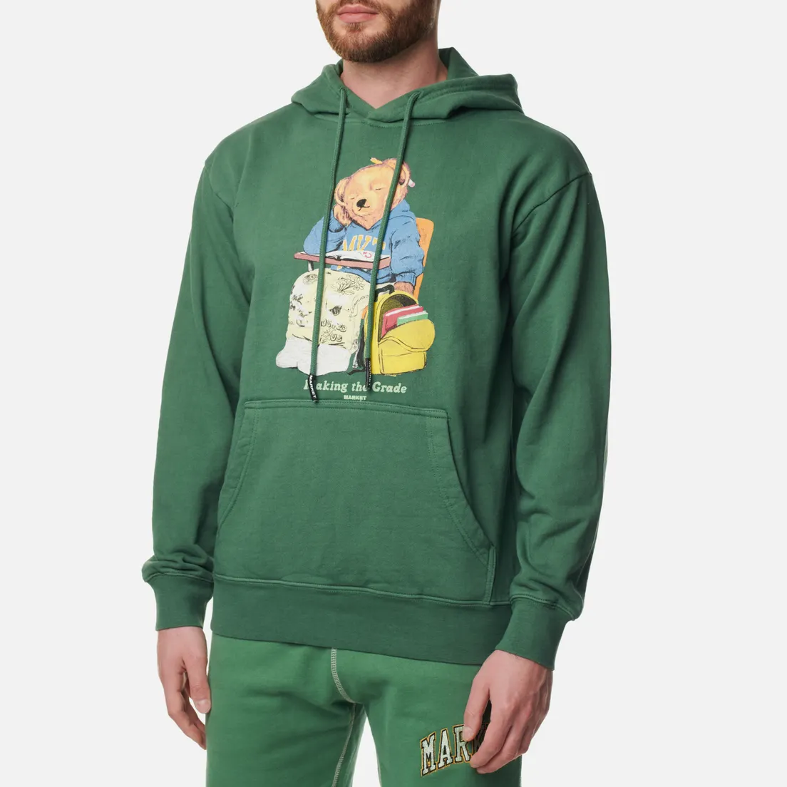 MARKET Мужская толстовка Making The Grade Bear Hoodie