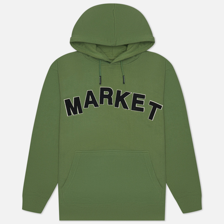 Мужская толстовка MARKET Community Garden Hoodie, цвет зелёный, размер XXL