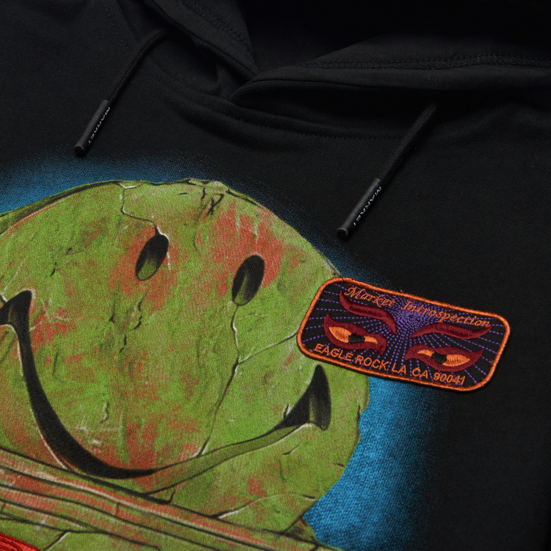 MARKET Мужская толстовка Smiley Out Of Body Hoodie