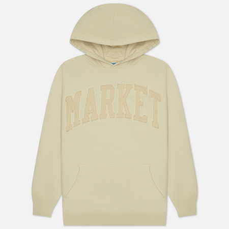 Мужская толстовка MARKET Vintage Wash Arc Hoodie, цвет бежевый, размер XXL