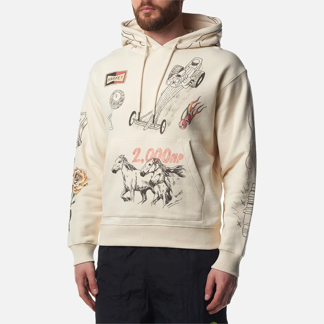 MARKET Мужская толстовка Horsepower Hoodie