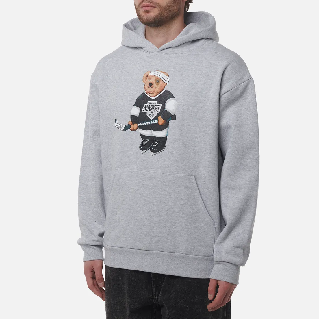 MARKET Мужская толстовка Hockey Bear Hoodie
