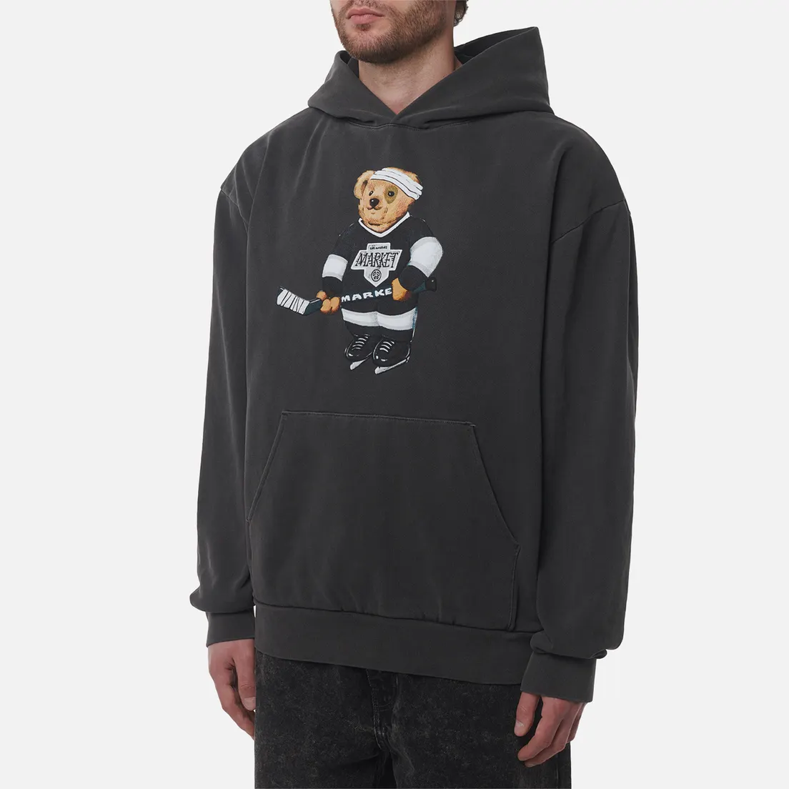 MARKET Мужская толстовка Hockey Bear Hoodie