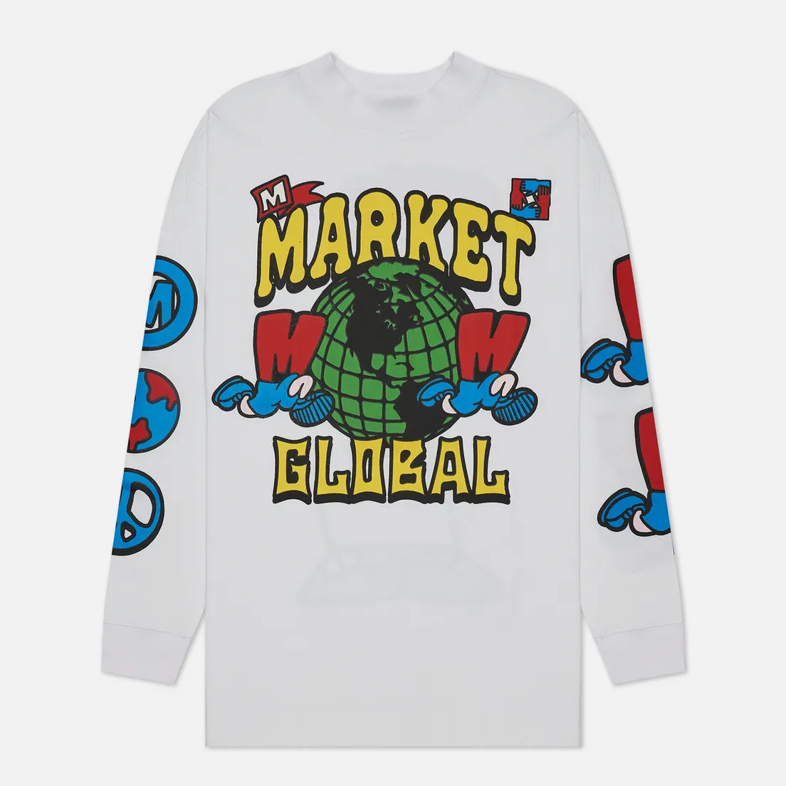 MARKET Мужской лонгслив Runs The World Mock Neck