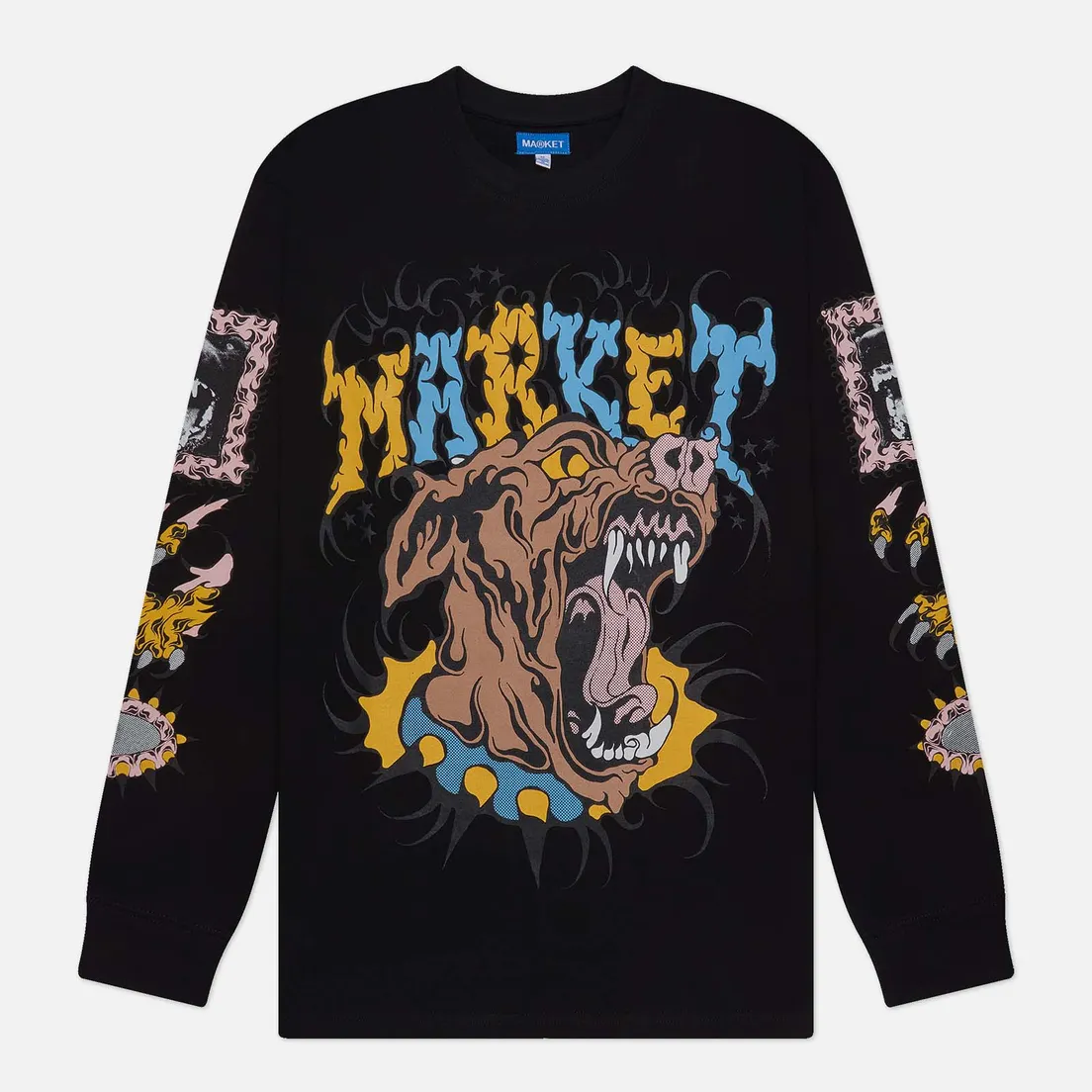MARKET Мужской лонгслив Warped Beware