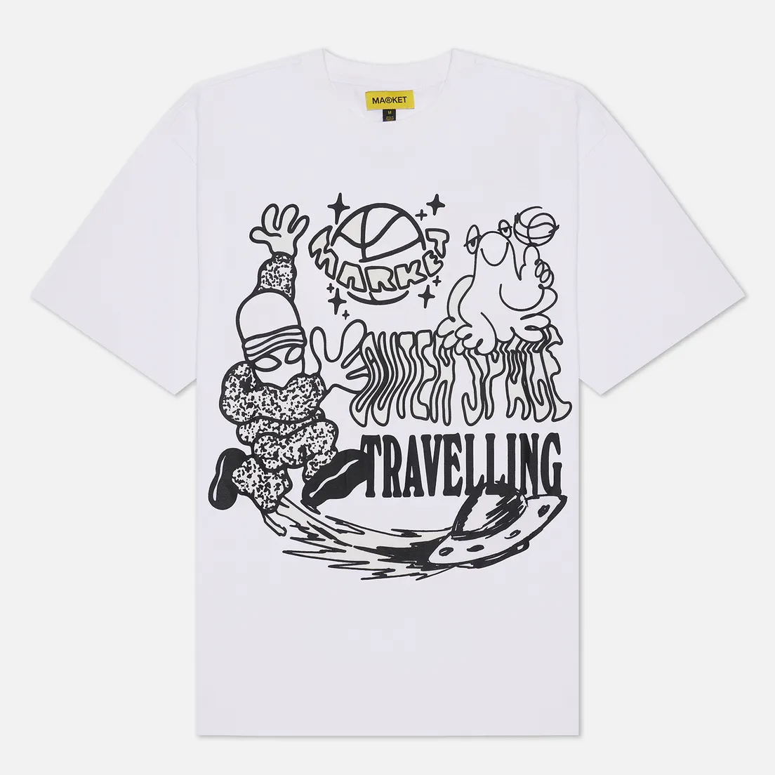 MARKET Мужская футболка Outer Space Traveling Uv