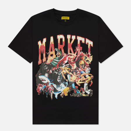 Мужская футболка MARKET Market Arc Animal Mosh Pit, цвет чёрный, размер L