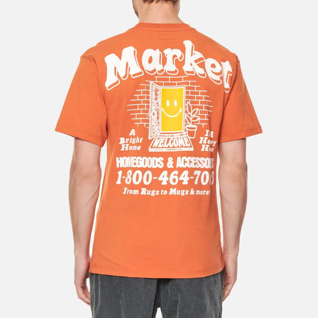 MARKET Мужская футболка Smiley Home Goods