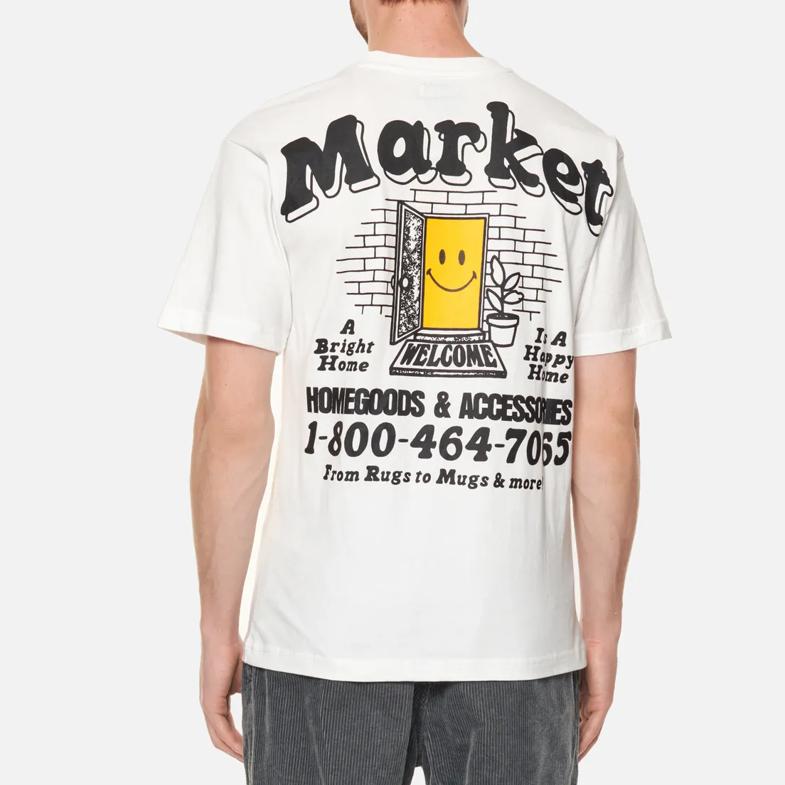 MARKET Мужская футболка Smiley Home Goods