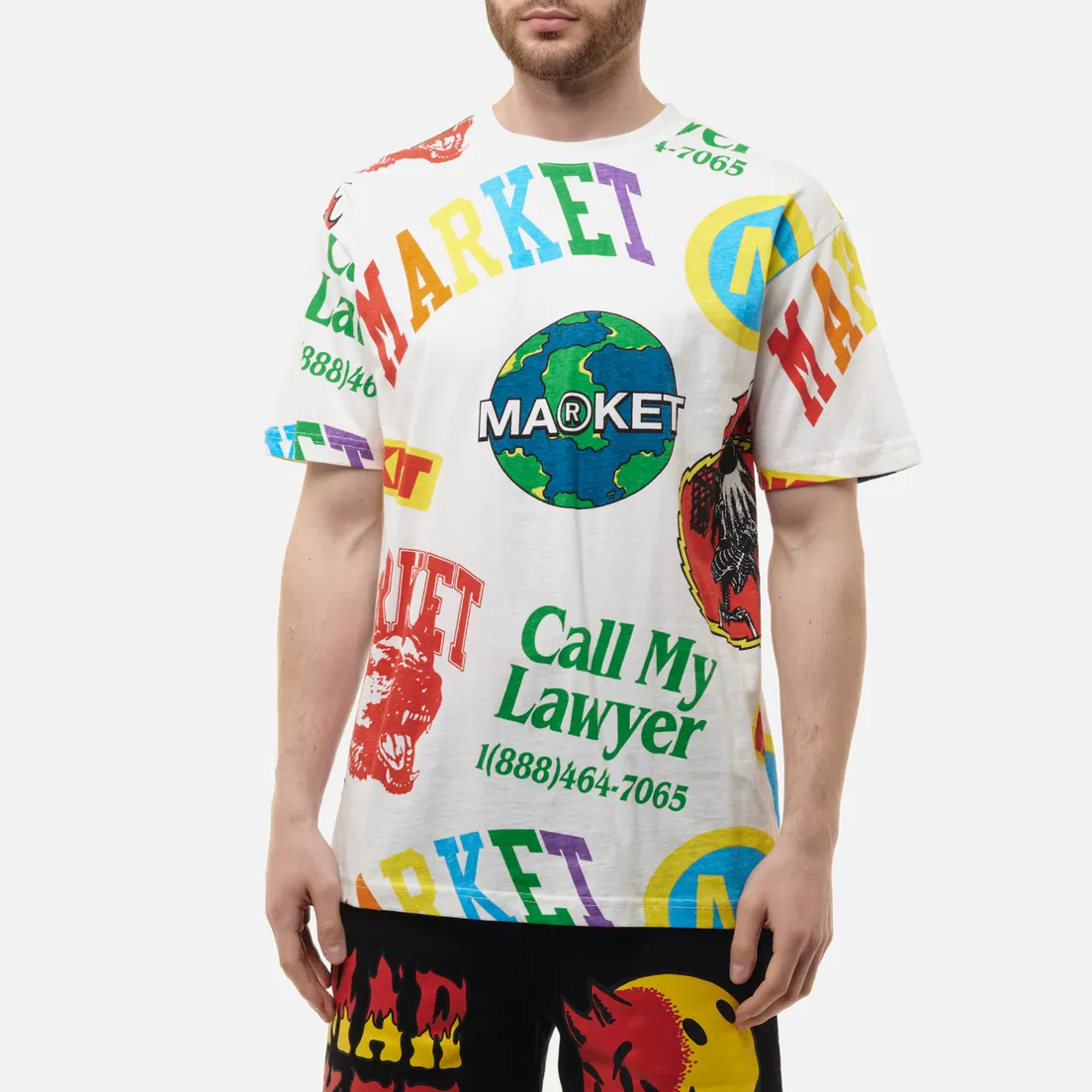 MARKET Мужская футболка Monogram All Over Print