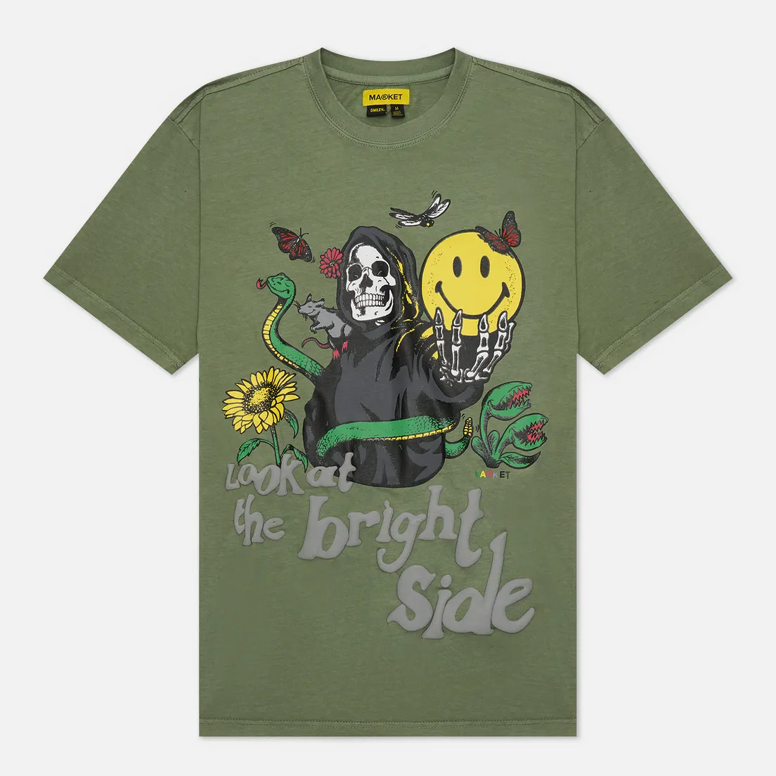 MARKET Мужская футболка Smiley Look At The Bright Side
