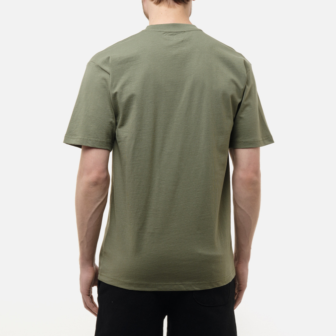 Мужская футболка MARKET, цвет зелёный, размер S 399000974-1059 Smiley Dont Happy Be Worry - фото 4
