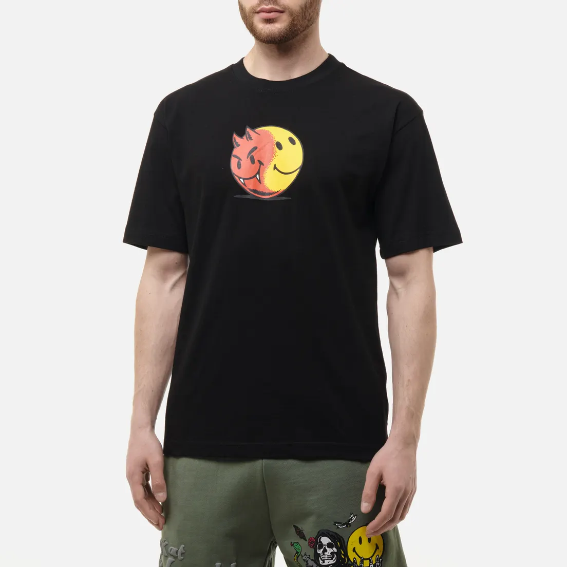 MARKET Мужская футболка Smiley Good And Evil
