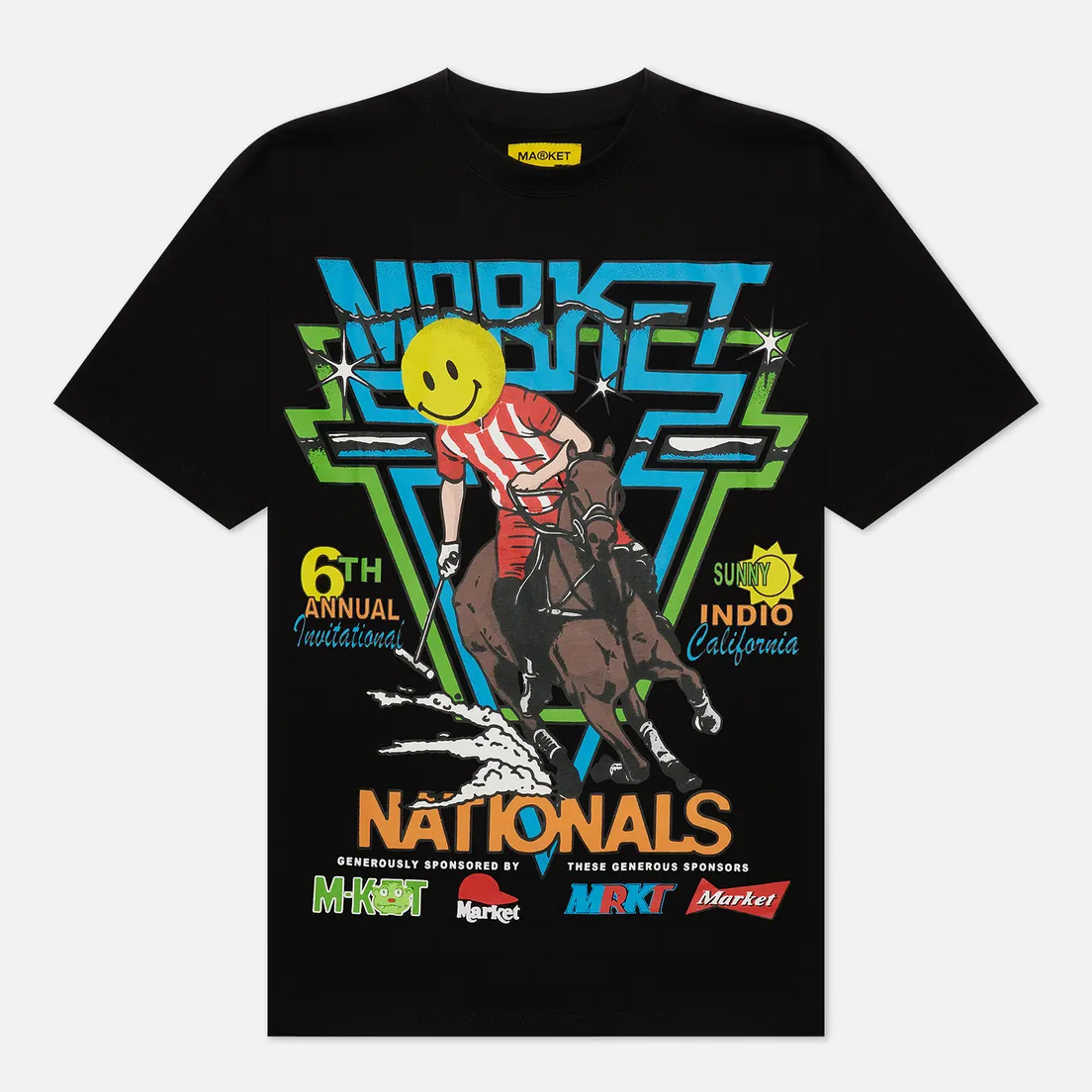 MARKET Мужская футболка Smiley Polo Horserace