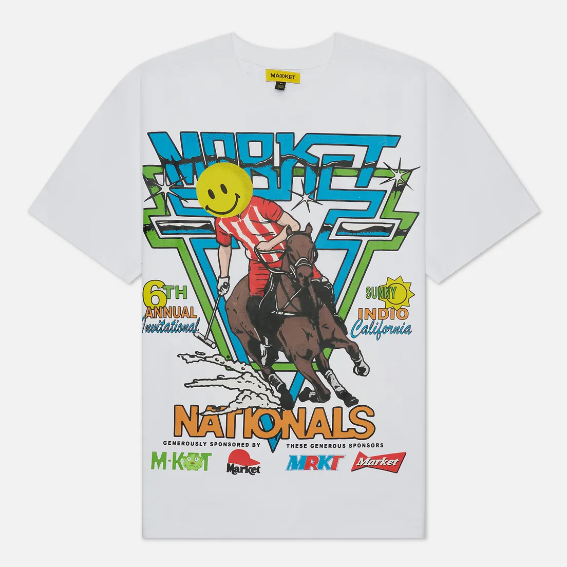 MARKET Мужская футболка Smiley Polo Horserace