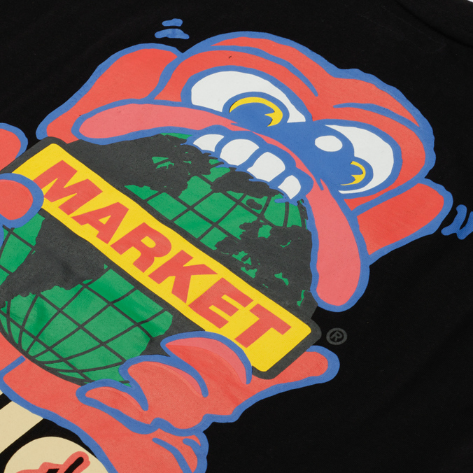 Мужская футболка MARKET, цвет чёрный, размер M 399000980-0001 Design Global Supply - фото 3