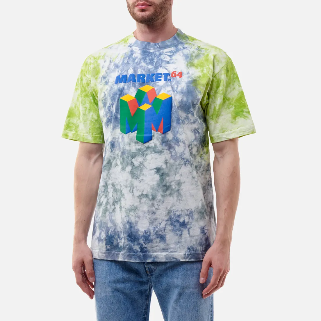 MARKET Мужская футболка M64 Tie-Dye