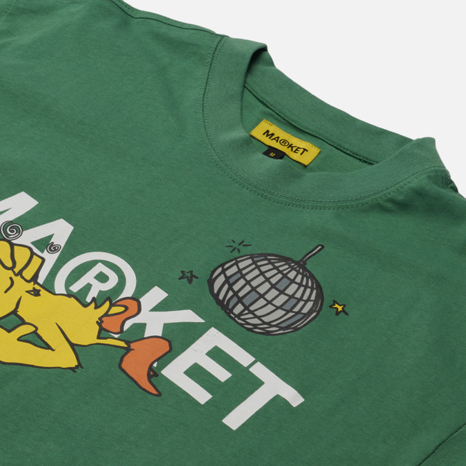 Мужская футболка MARKET, цвет зелёный, размер M 399001060-0401 Drunk Disco Duck - фото 2