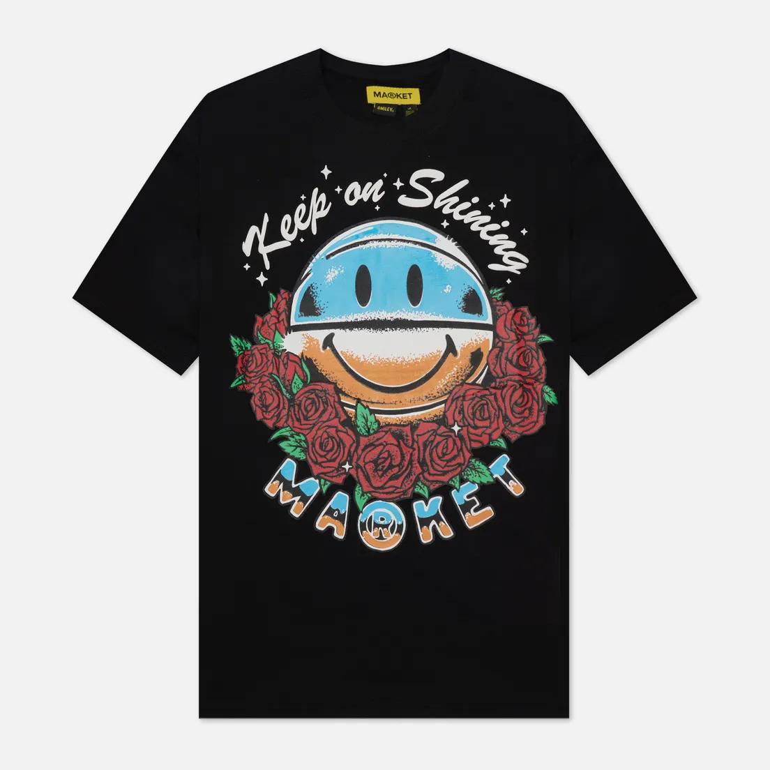 MARKET Мужская футболка Smiley Keep On Shining