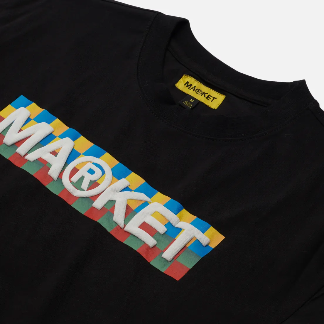 MARKET Мужская футболка Checkered Bar Logo