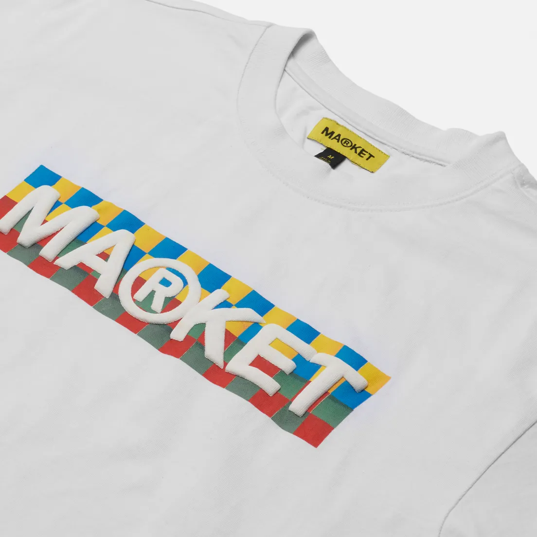 MARKET Мужская футболка Checkered Bar Logo