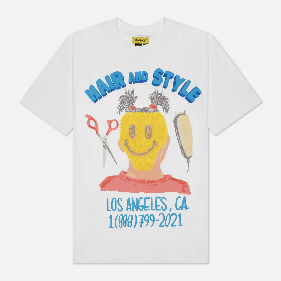 MARKET Мужская футболка Smiley Barbershop