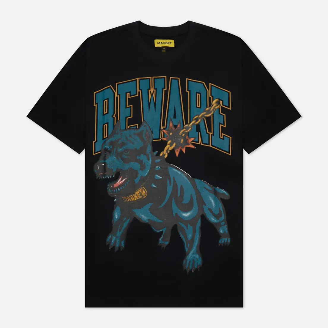 MARKET Мужская футболка Beware Dog Washed