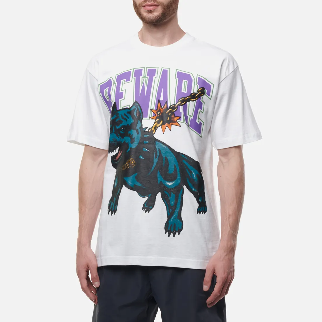 MARKET Мужская футболка Beware Dog Washed