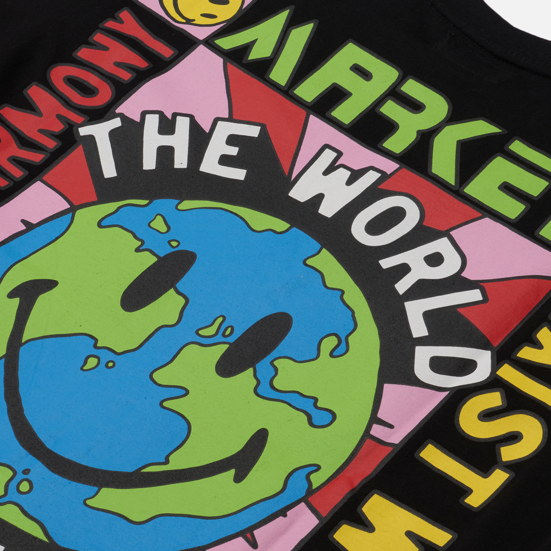 MARKET Мужская футболка Smiley Peace And Harmony World