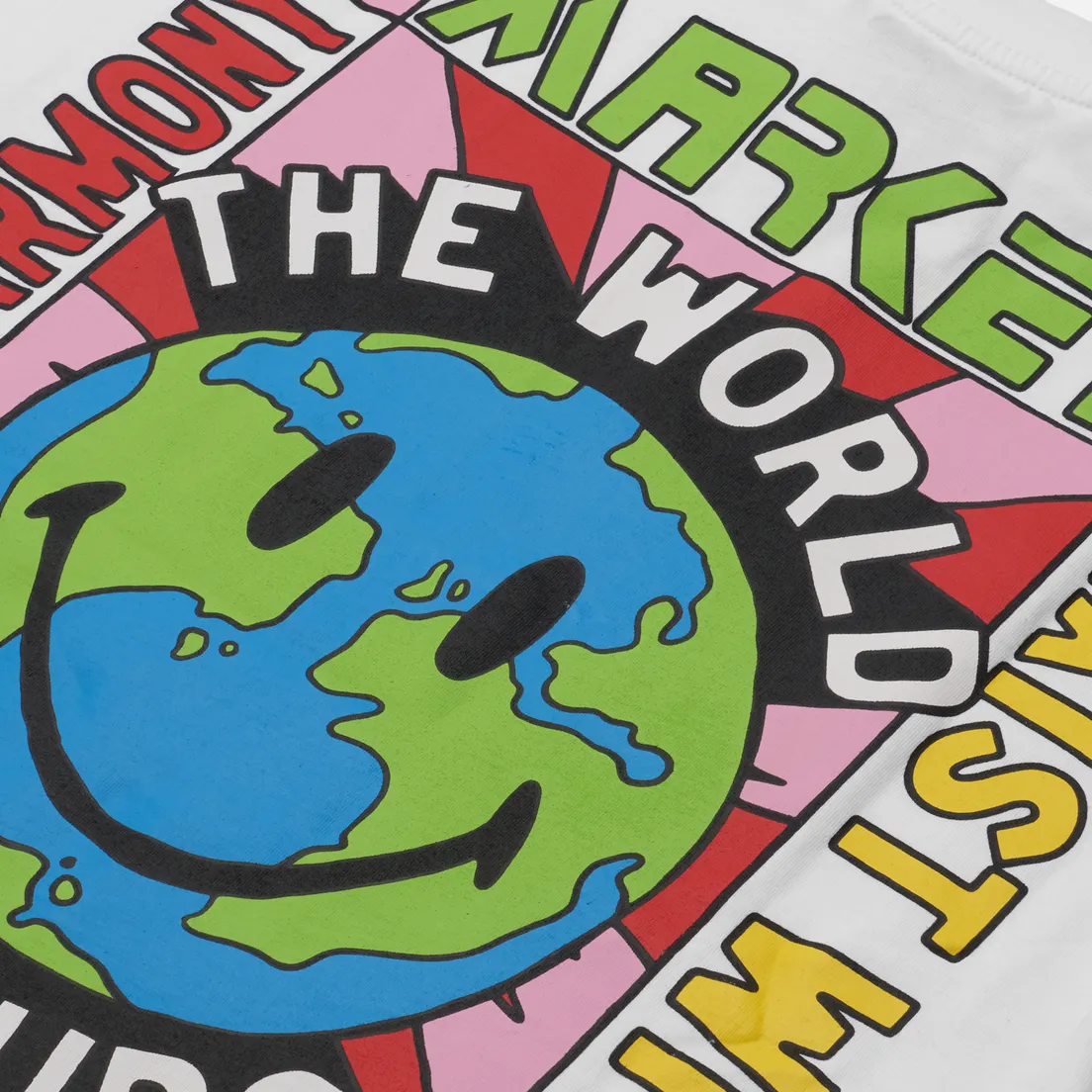 MARKET Мужская футболка Smiley Peace And Harmony World