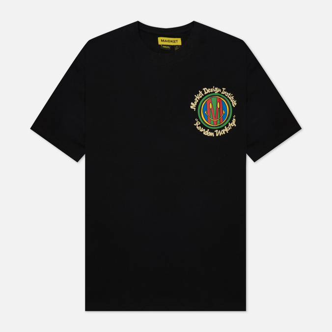 Мужская футболка MARKET, цвет чёрный, размер S 399001099-0001 Design Institute - фото 1