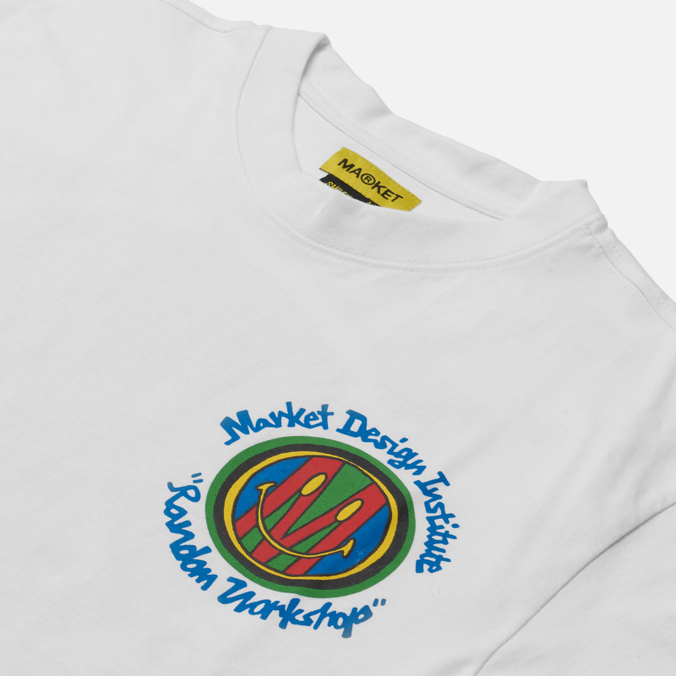 Мужская футболка MARKET, цвет белый, размер M 399001099-1201 Design Institute - фото 2