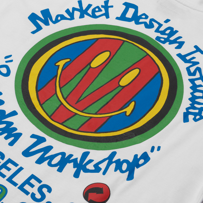 Мужская футболка MARKET, цвет белый, размер M 399001099-1201 Design Institute - фото 3