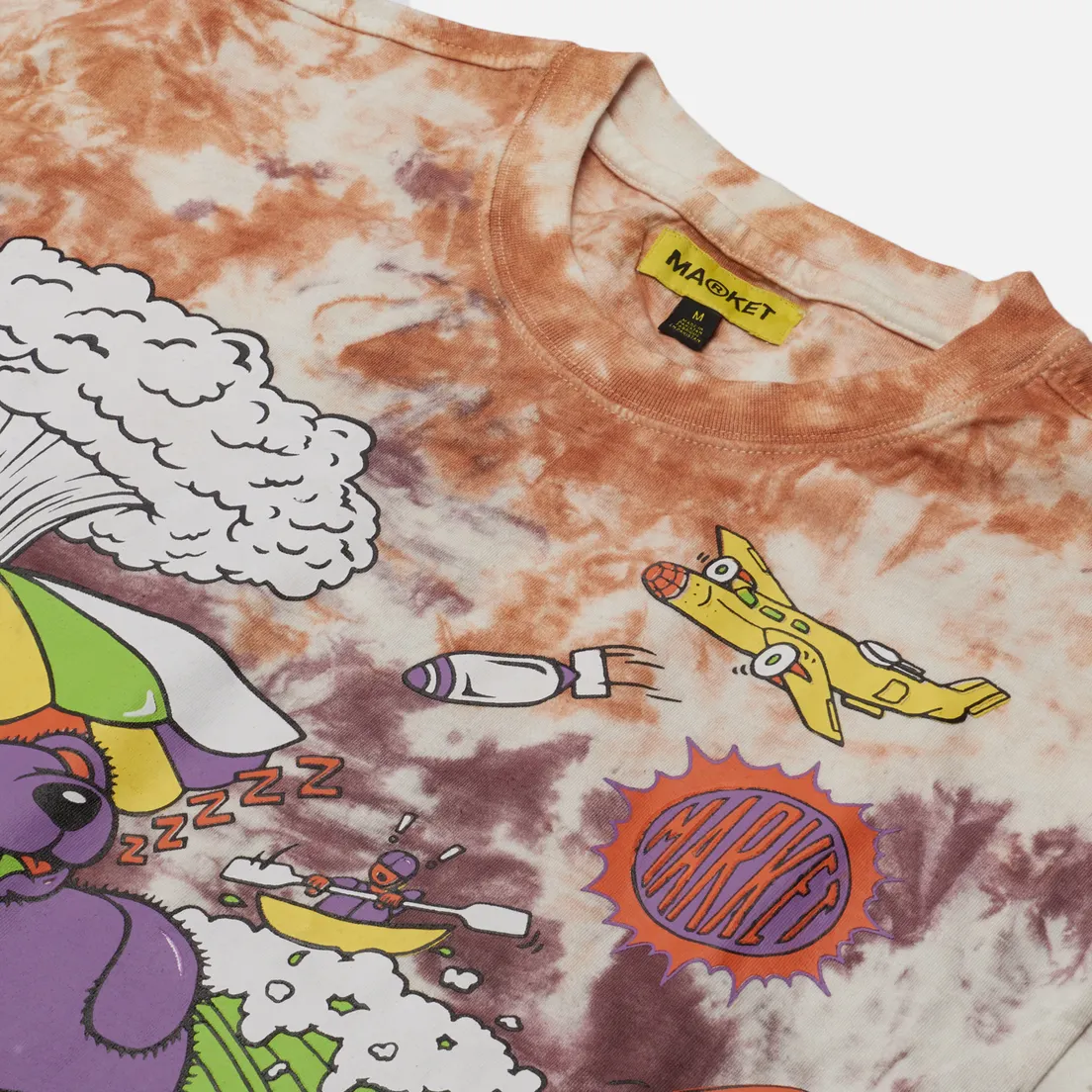 MARKET Мужская футболка Cant Be Bothered Tie-Dye
