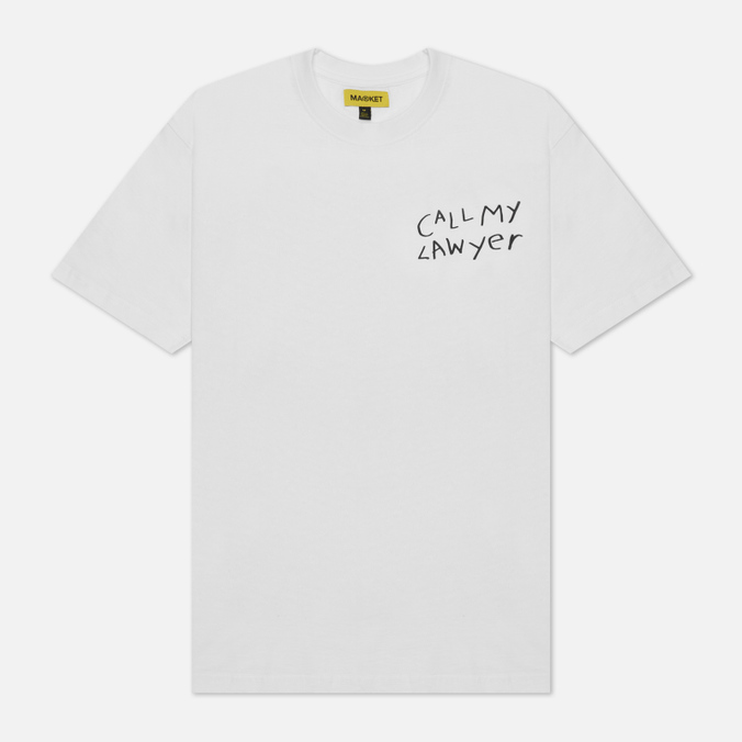 Мужская футболка MARKET, цвет белый, размер XL
