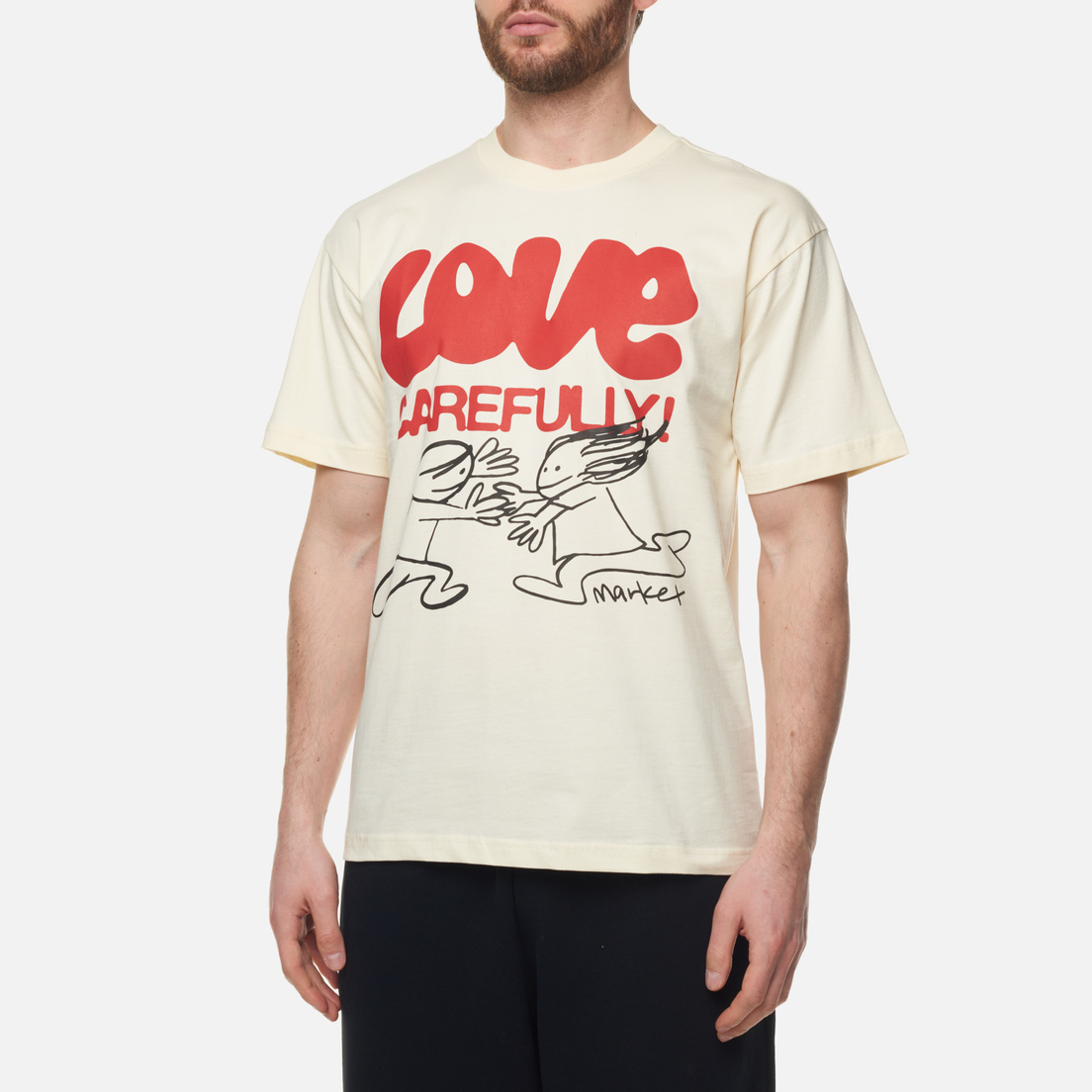 MARKET Мужская футболка Love Carefully