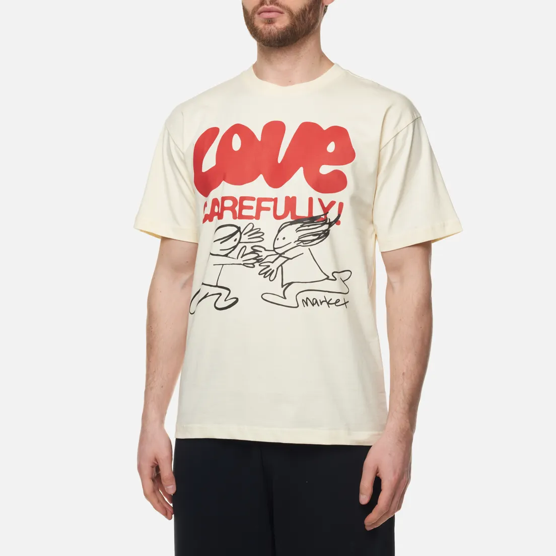MARKET Мужская футболка Love Carefully