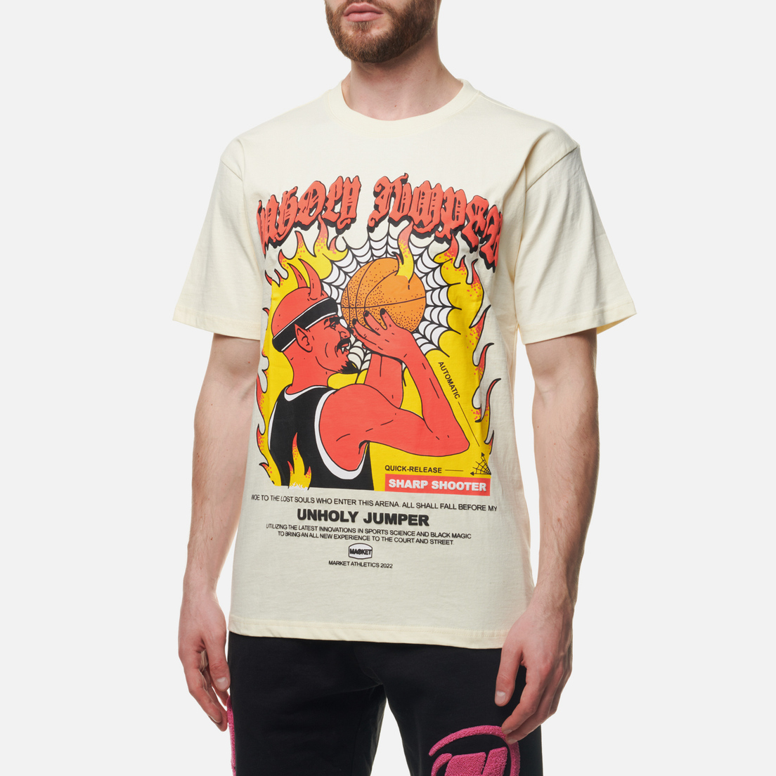MARKET Мужская футболка Unholy Jumper