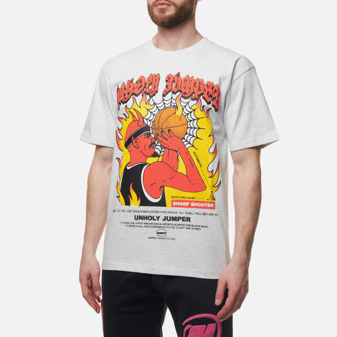 MARKET Мужская футболка Unholy Jumper