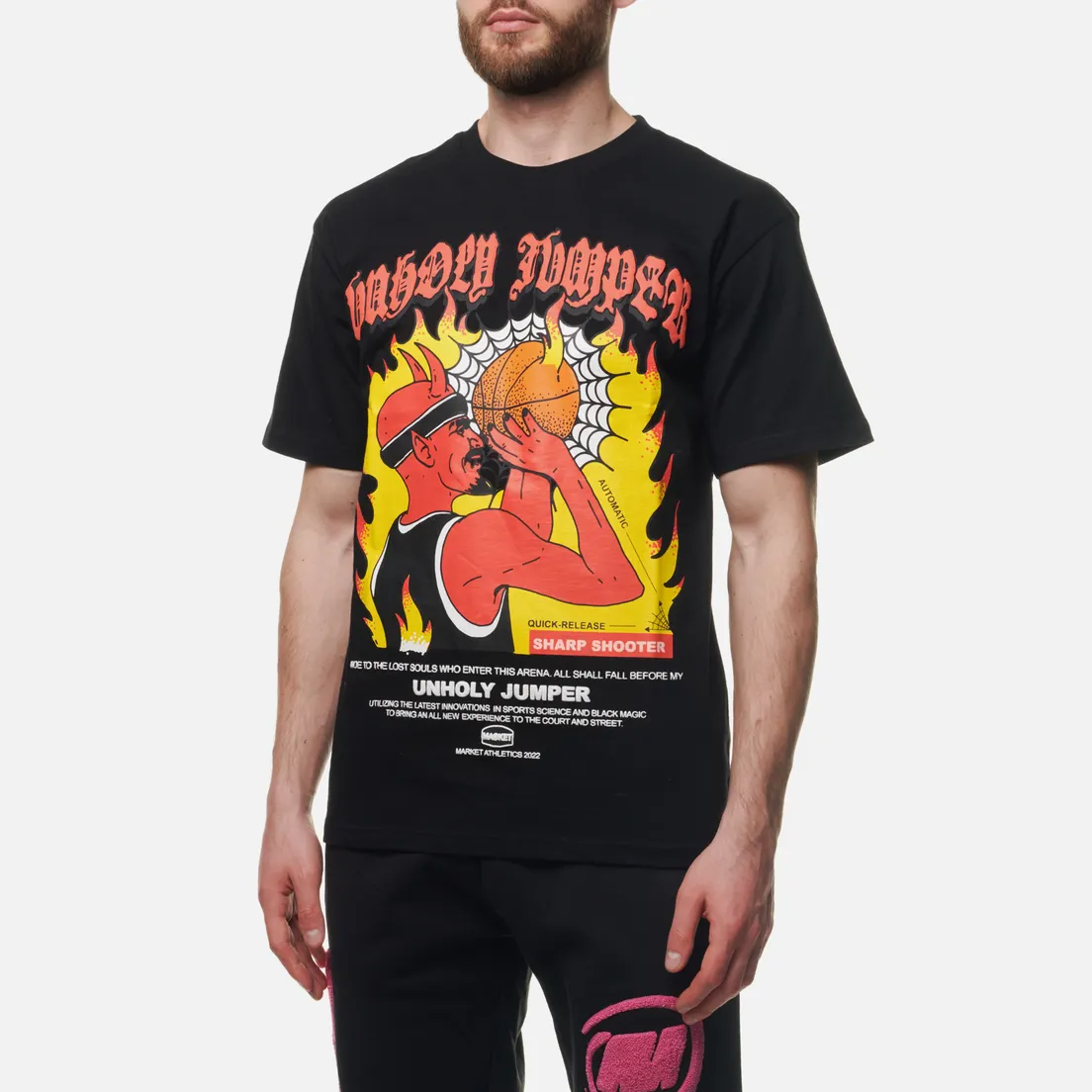 MARKET Мужская футболка Unholy Jumper