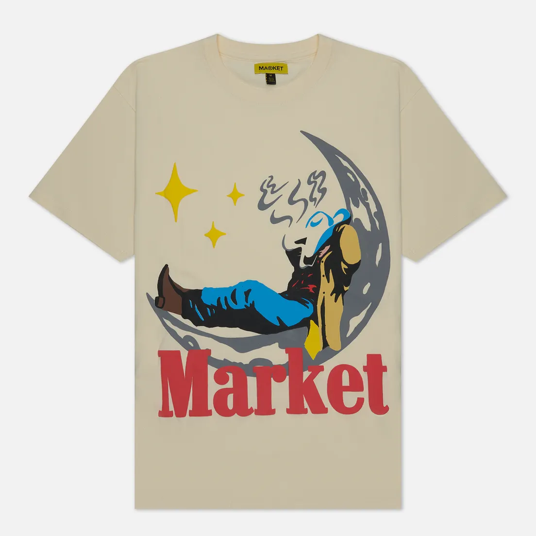 MARKET Мужская футболка Man On Moon