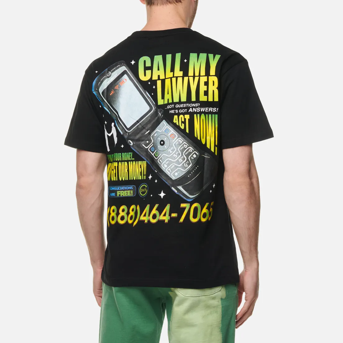 MARKET Мужская футболка Call My Lawyer Act Now