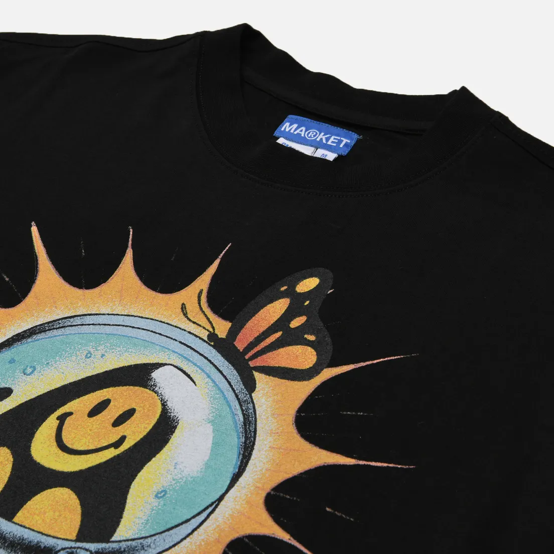 MARKET Мужская футболка Smiley Through The Looking Glass